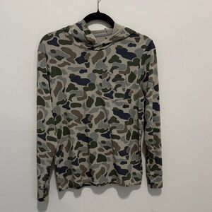 Free Fly Youth Camouflage Bamboo Hoodie size Large